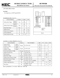 Datasheet BC560 manufacturer KEC